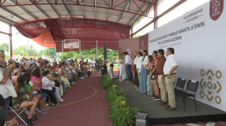 SE INAUGURO EL DOMO Y PARQUE INFANTIL KIIWIK 